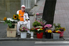 Vendeur de fleurs